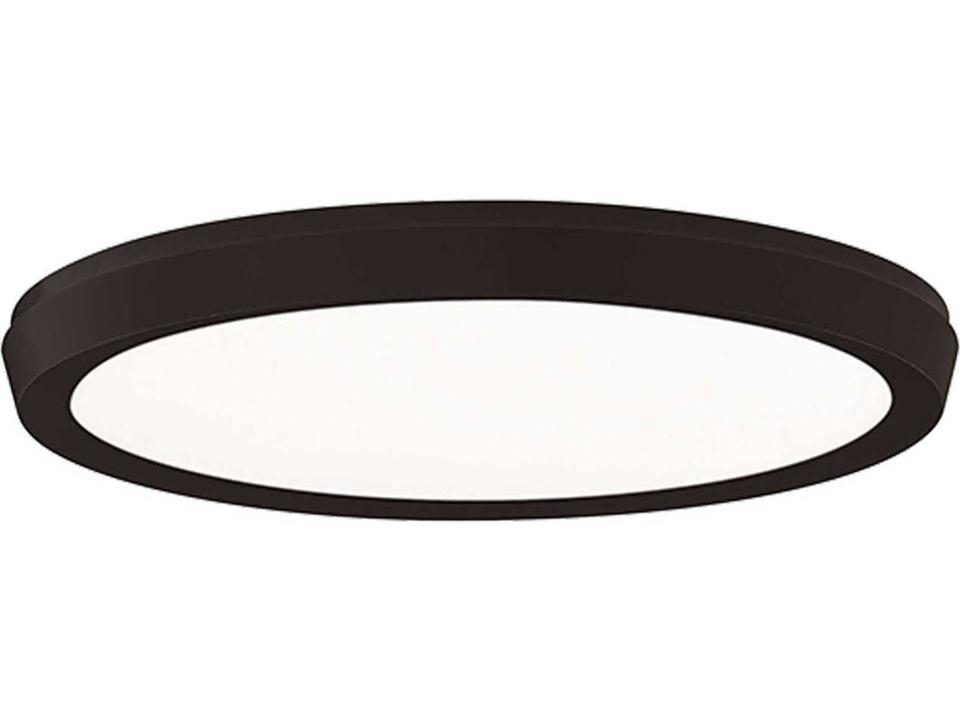 Argo LED Flush Mount Black Ceiling Light