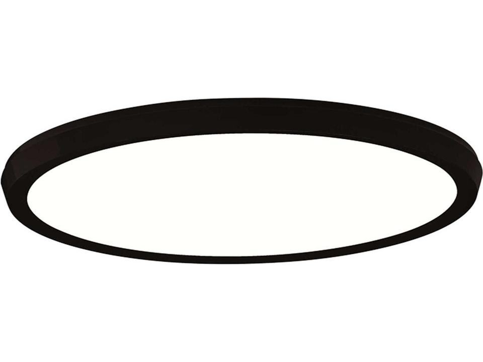 Argo LED Flush Mount Ceiling Light 15-Inch Black
