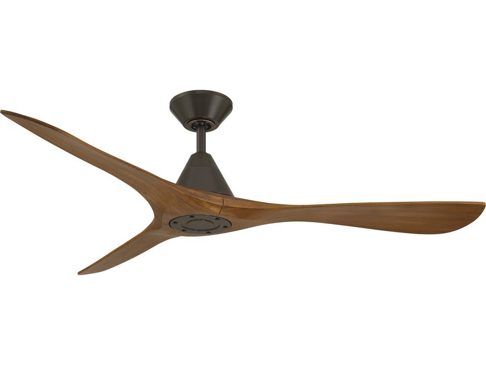 Carve 60 Inch Smart Ceiling Fan Bronze Distressed Koa