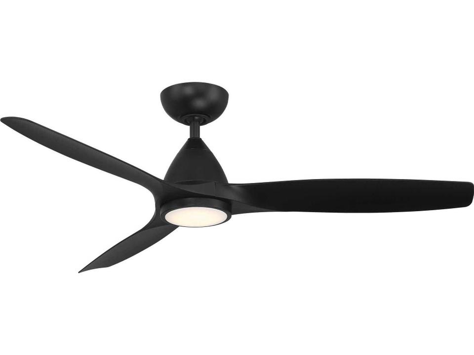 Skylark 54 Inch Smart LED Ceiling Fan in Matte Black