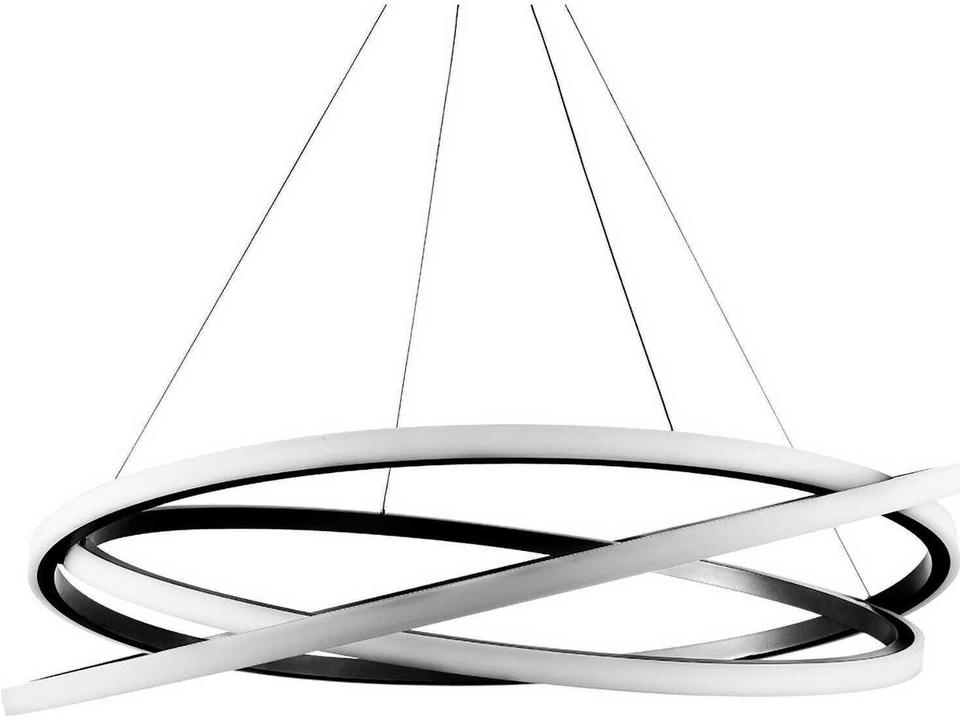 Veloce 3-Light Black LED Pendant