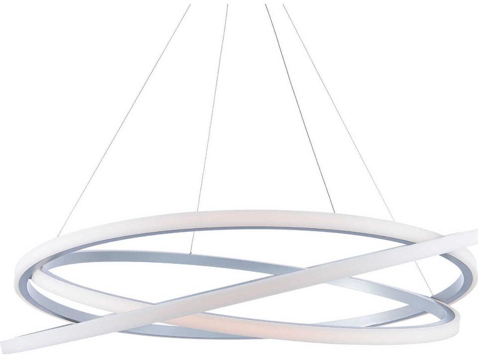 Veloce 3-Light Titanium Silver LED Pendant