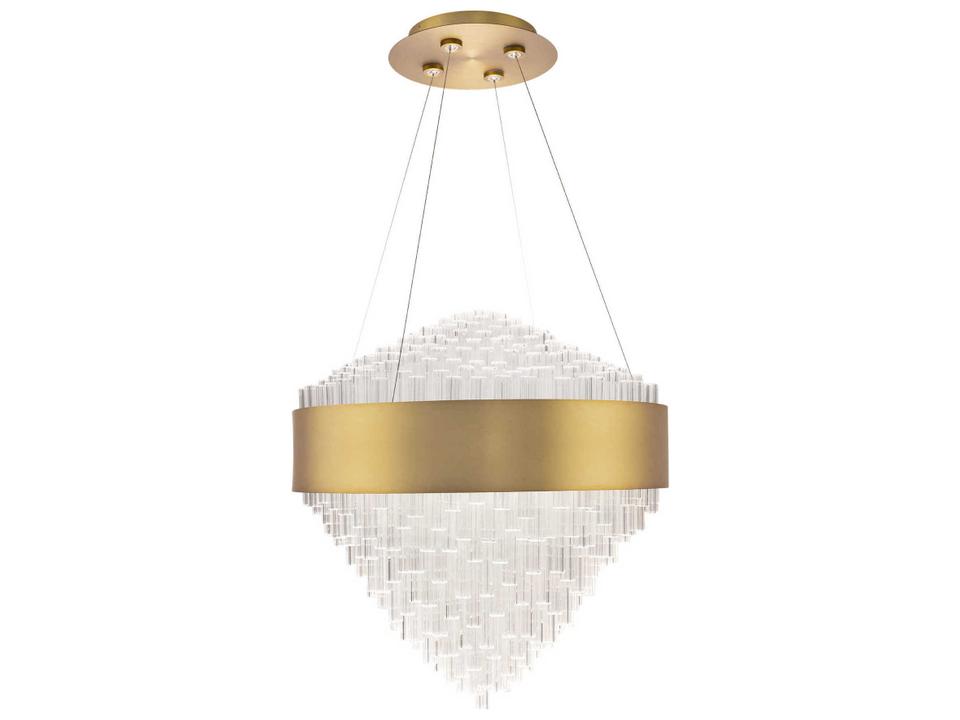 Luzerne 1-Light Aged Brass Pendant