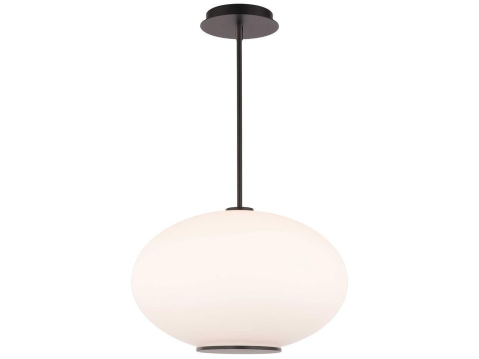 Illusion Pendant Light 16-Inch Black LED