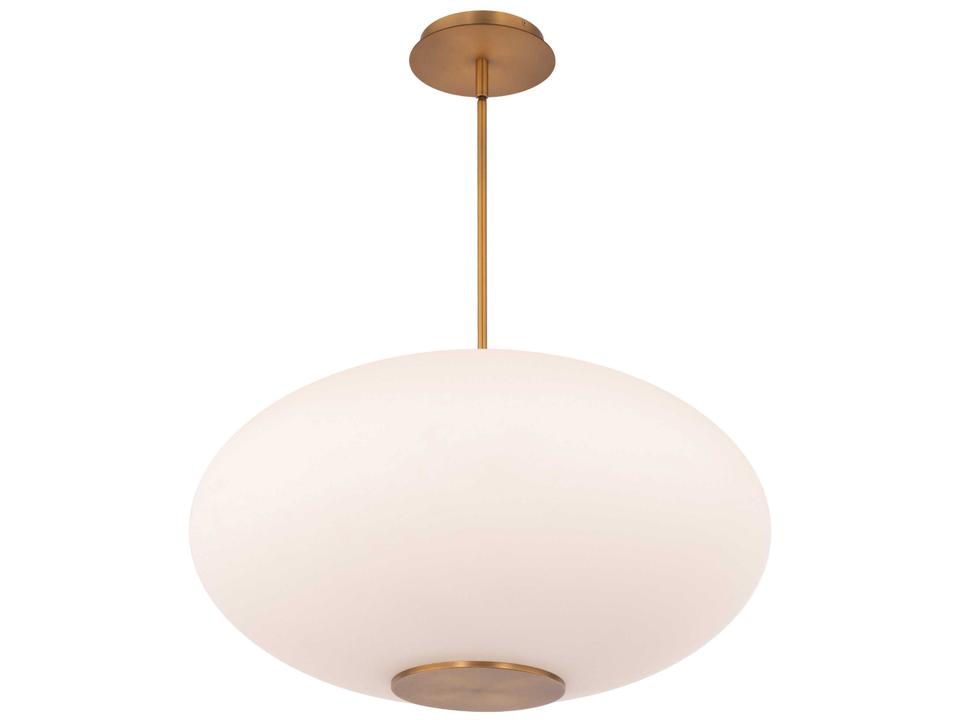Illusion Pendant Light in Aged Brass