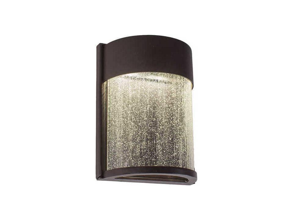 Rain Outdoor Wall Light Bronze LED Sconce