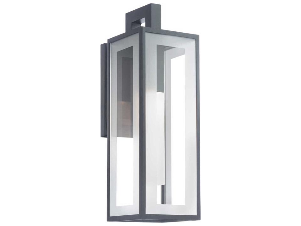 Cambridge Outdoor Wall Sconce Black LED 18 Inch