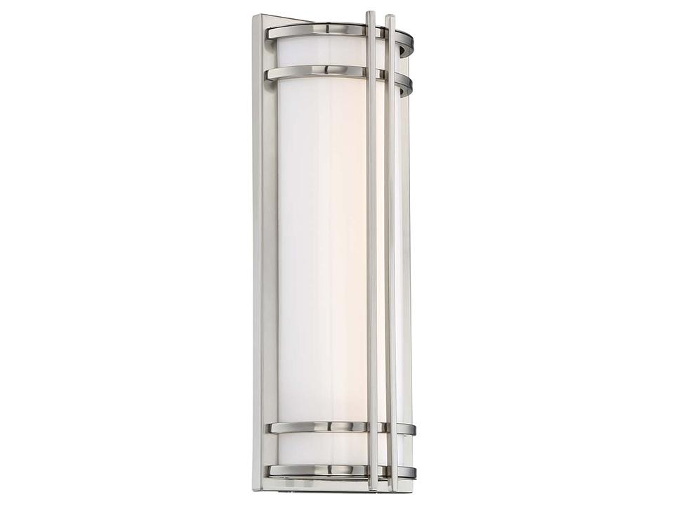 Skyscraper LED Outdoor Wall Sconce Stainless Steel