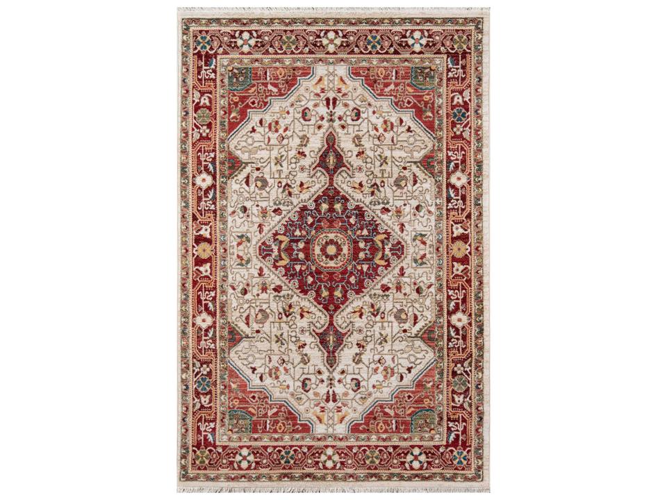 Lenox Bordered Traditional Area Rug