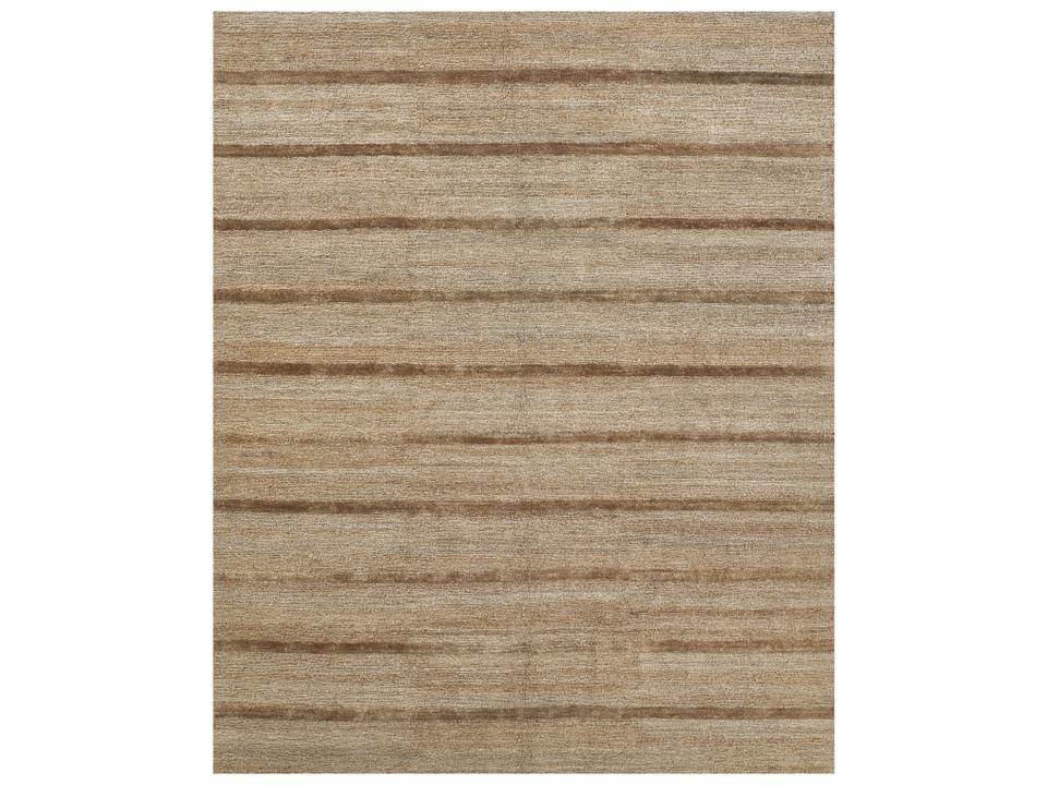 Navagio Striped Area Rug in Natural Jute Hand Woven