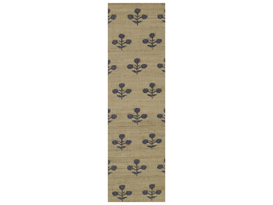 Orchard Floral Hand-Woven Jute and Wool Runner Rug