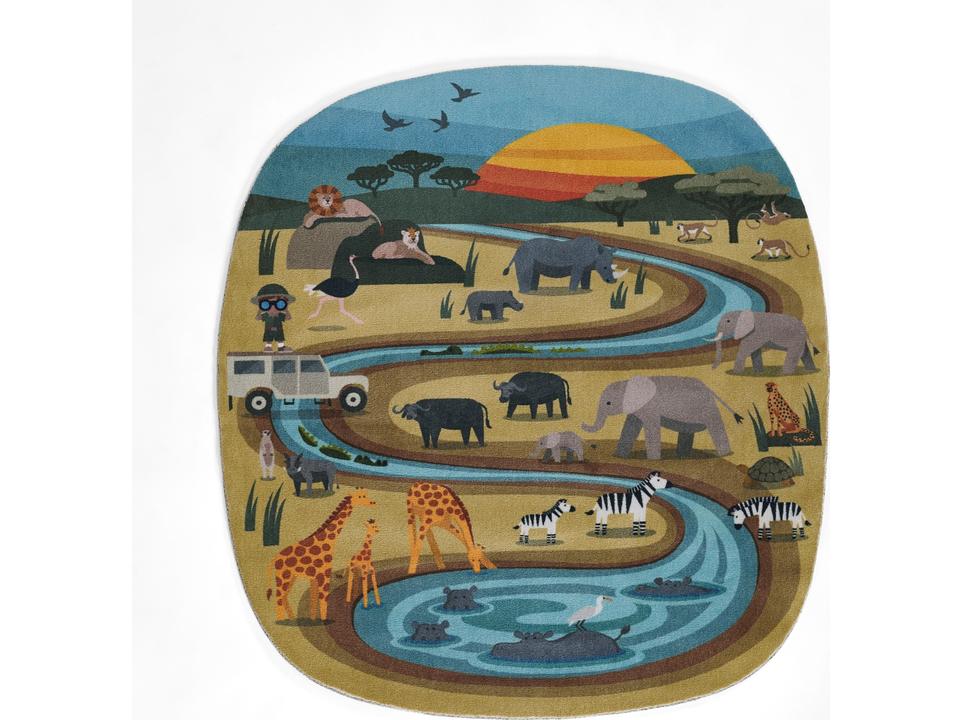 Playground Graphic Kids Area Rug