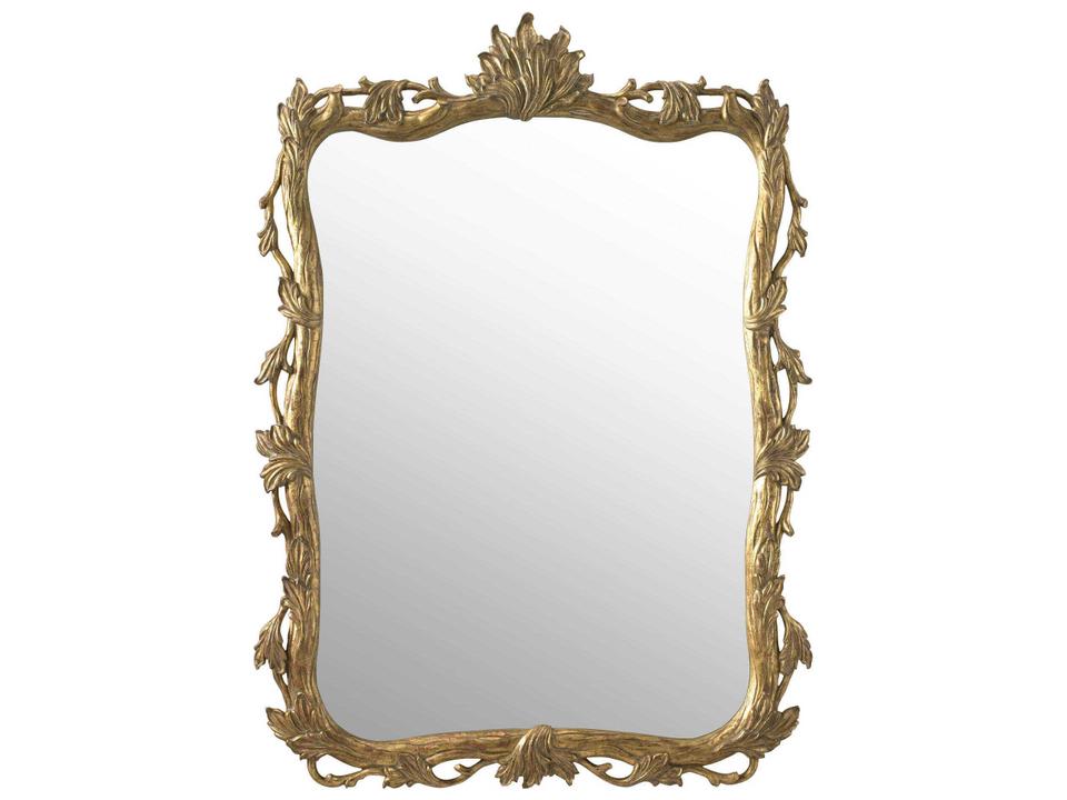 Gandolfi Rectangular Wall Mirror in Burnished Gold