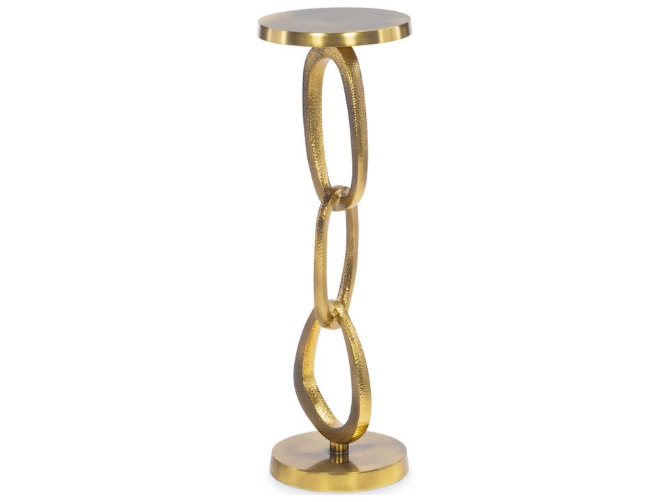 Round Metal End Table