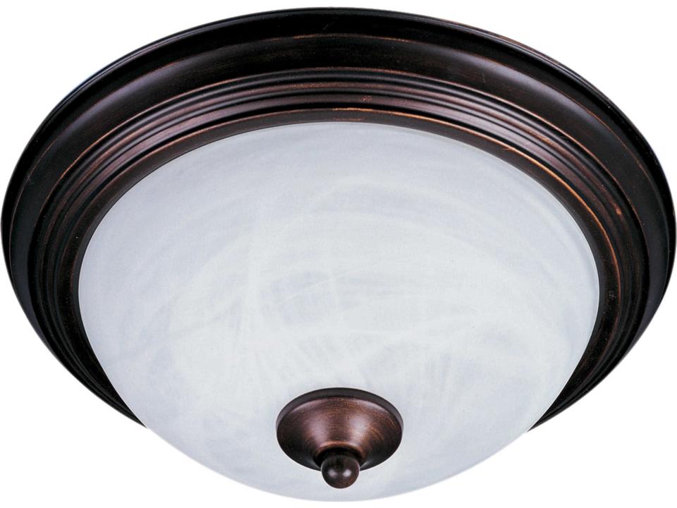 Outdoor Essentials 1-Light Flush Mount in Oil Rubbed Bronze