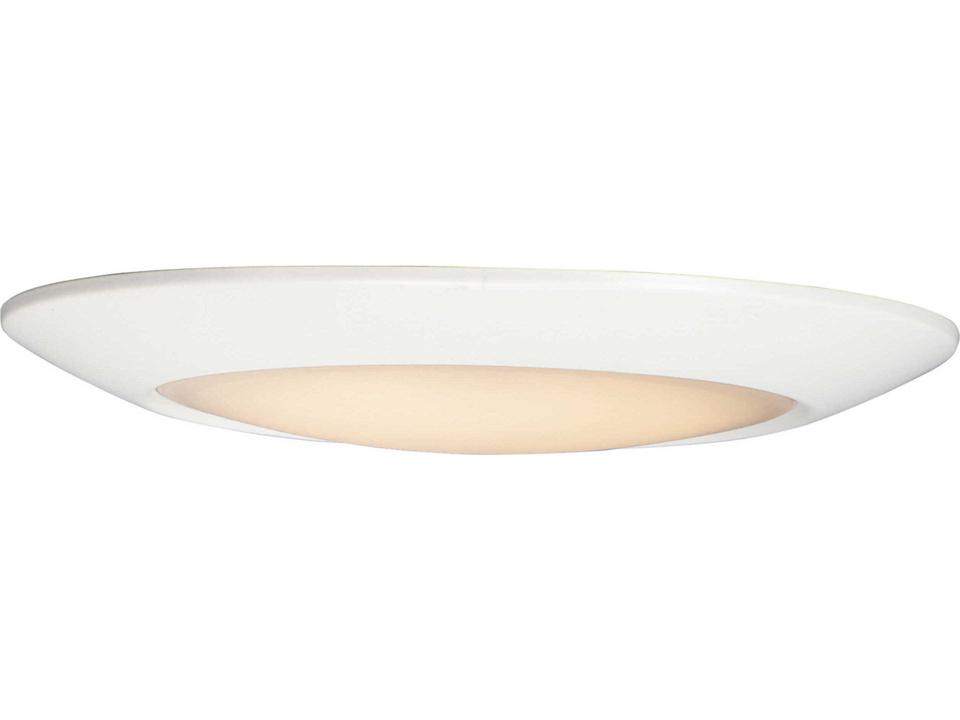 Diverse 1-Light LED Flush Mount in White