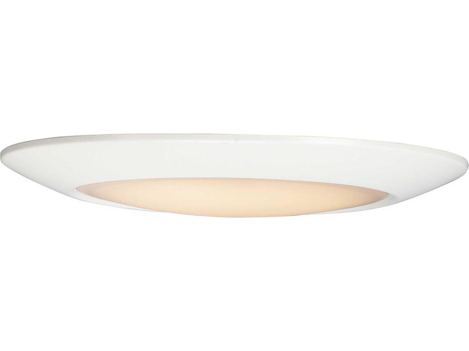 Diverse 1-Light White LED Wet Rated Flush Mount