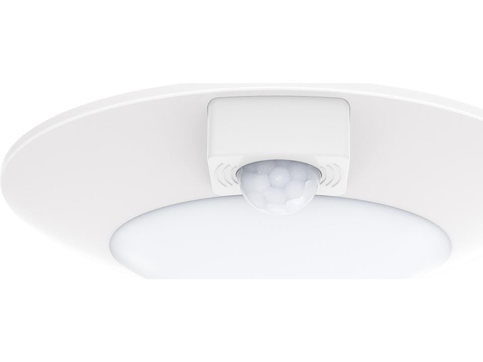 Diverse 1-Light White LED Round Flush Mount