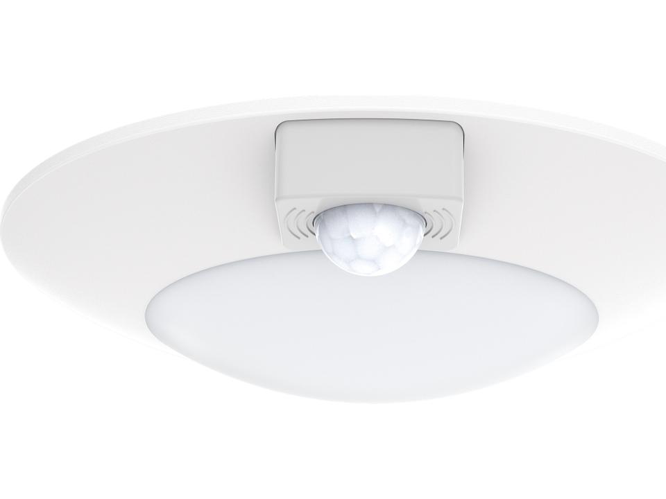 Diverse 1-Light White LED Round Flush Mount