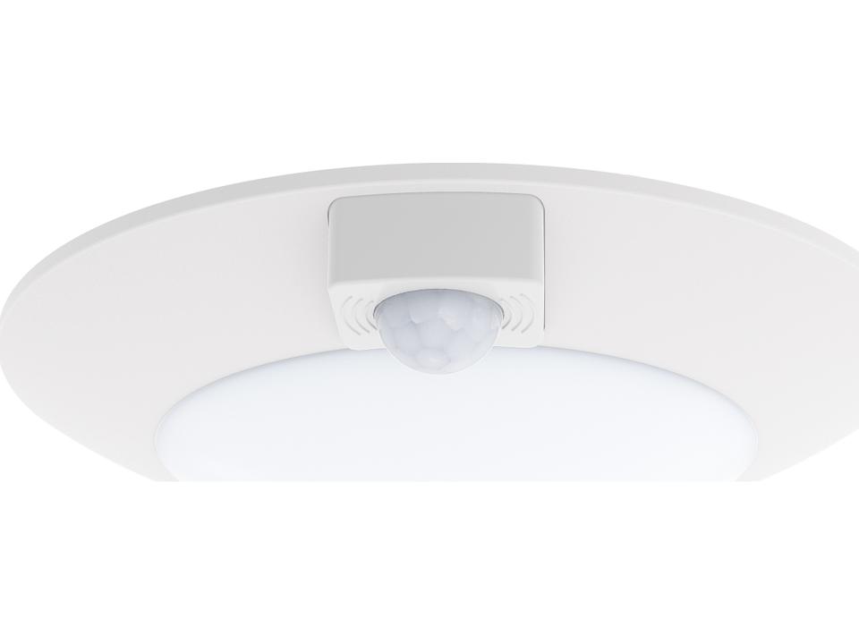 Diverse 1-Light White LED Round Flush Mount