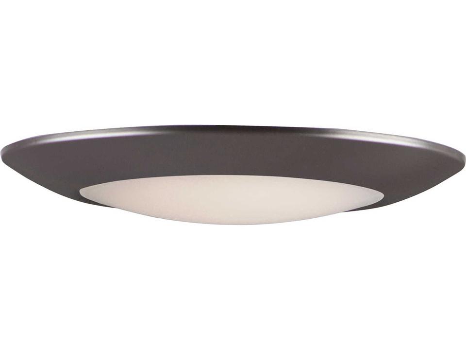 Diverse 1-Light LED Bowl Flush Mount in Bronze