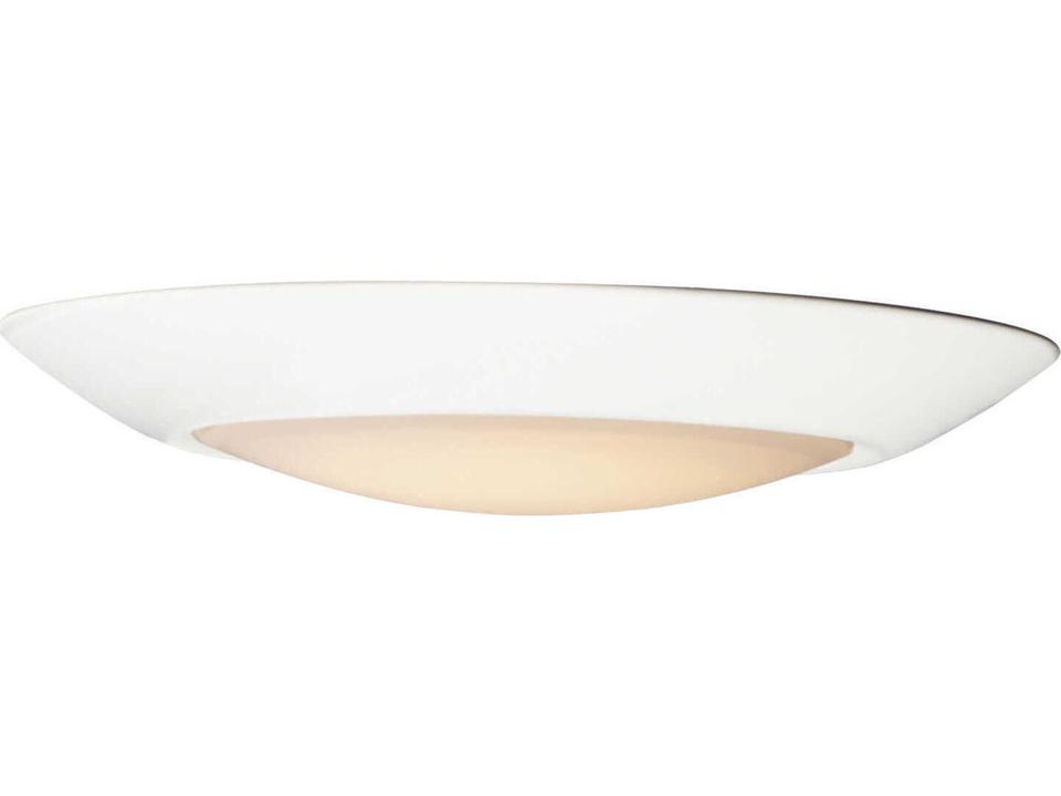 Diverse 1-Light LED Flush Mount in Satin Nickel