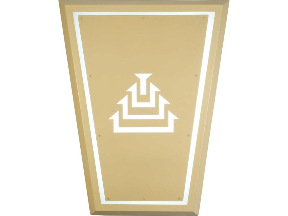 Win River Casino 3-Light Outdoor Wall Sconce in Tan Gloss Powdercoat