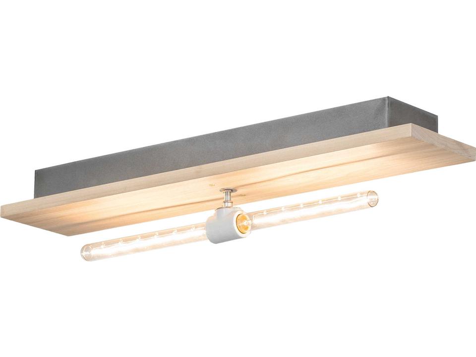 Alva 2-Light Satin Clear Silver LED Linear Flush Mount