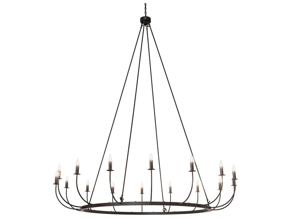 Tiffany Naomi 16-Light Chandelier in Oil Rubbed Bronze