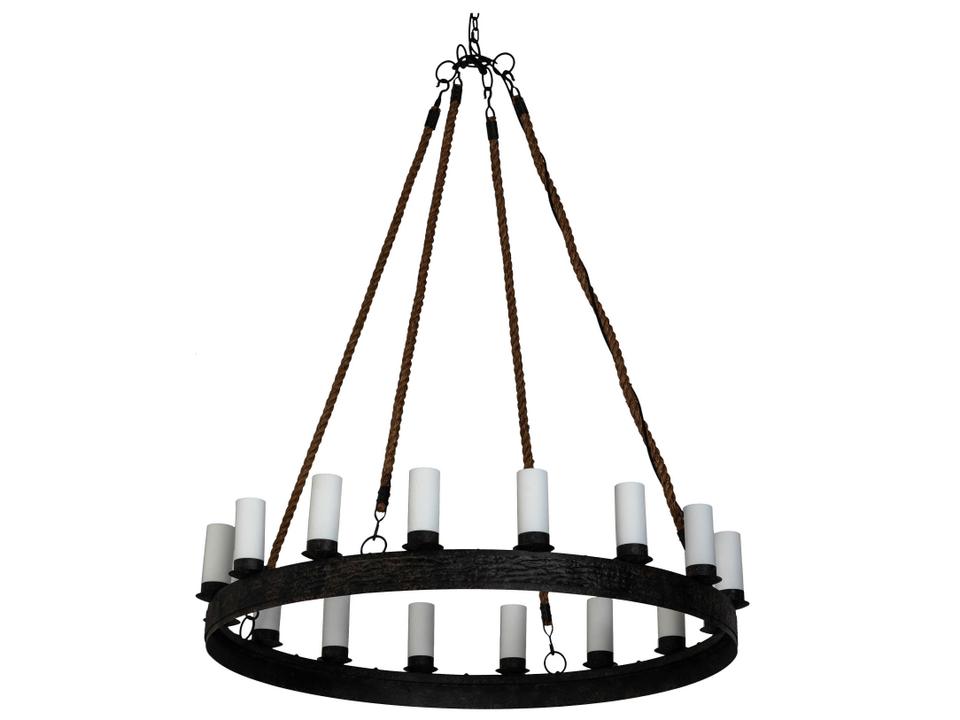 Costello 16-Light6-Light Brown Cylinder Chandelier