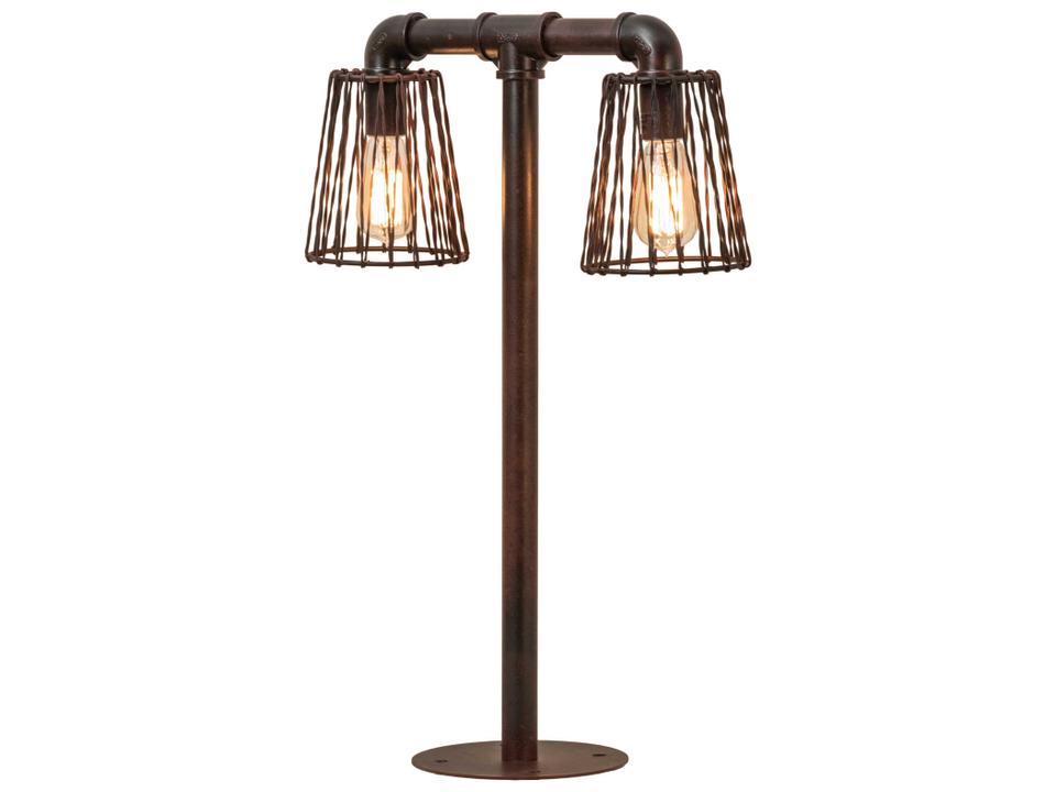Pipedream 2-Light Outdoor Path Light in Rust