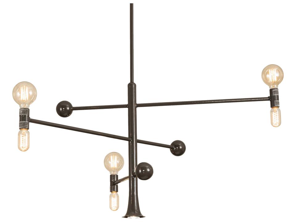 Alva 3 1-Light Black LED Chandelier