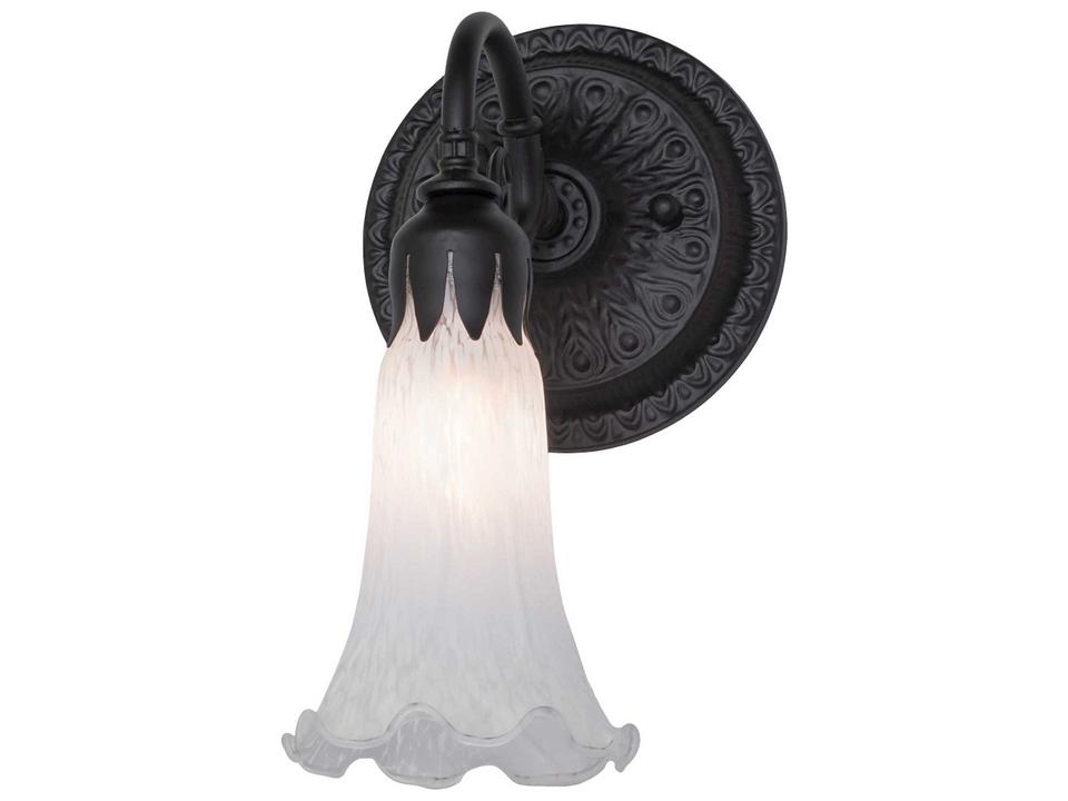 Tiffany Pond Lily One-Light Wall Sconce in Oil Rubbed Bronze