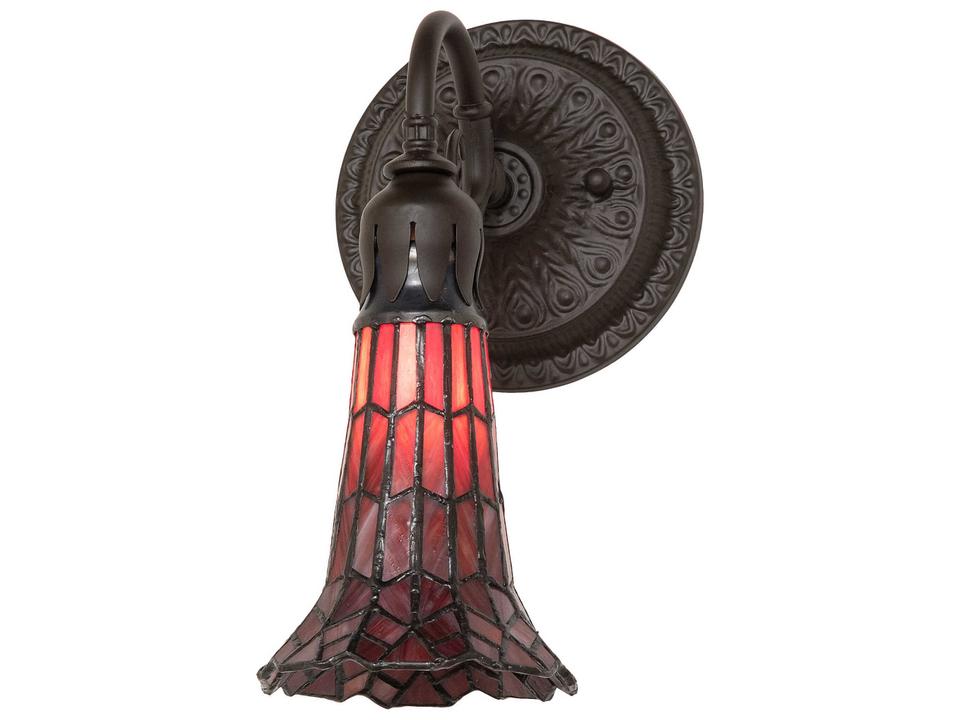 Tiffany 1-Light Wall Sconce in Bronze
