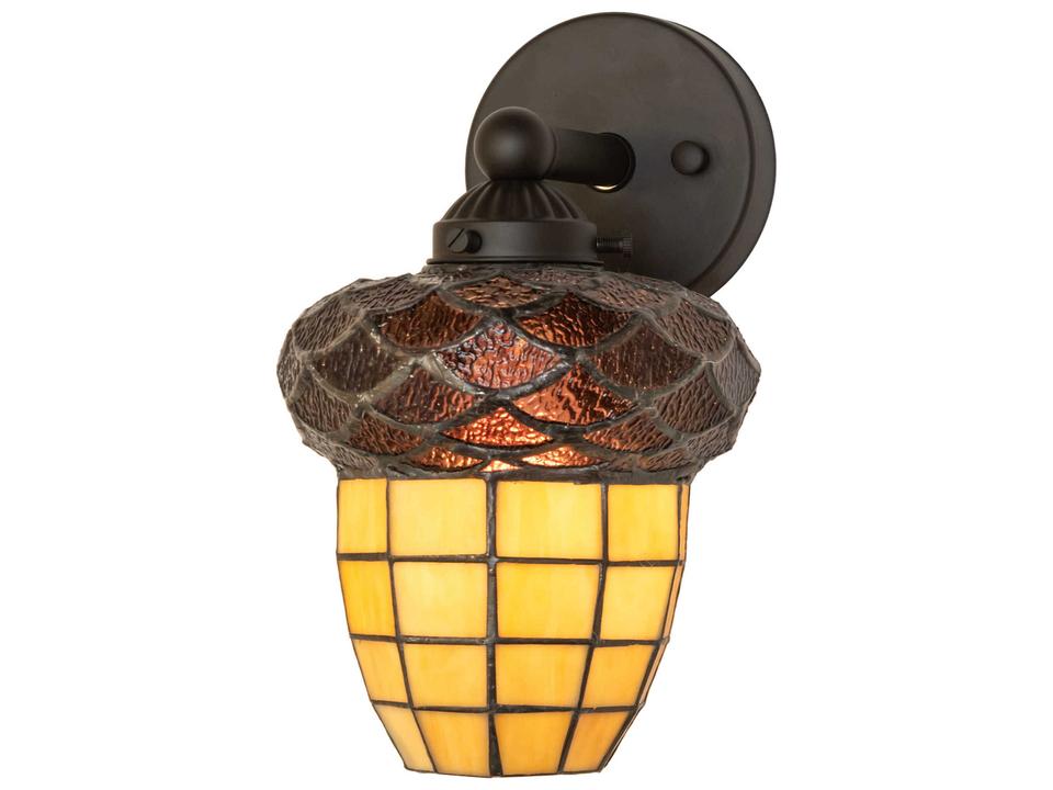 Acorn 1-Light Wall Sconce in Oil Rubbed Bronze