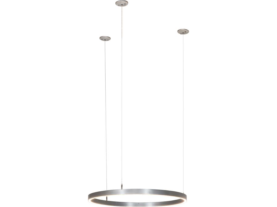 Anillo LED Round Pendant in Brushed Nickel