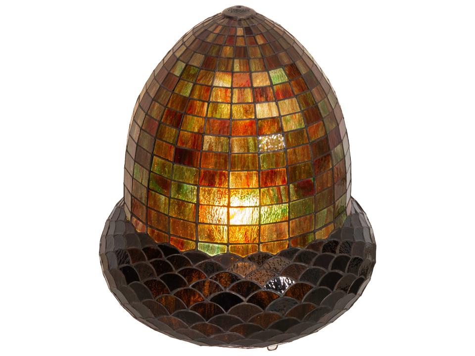Acorn Multicolor Art Glass Lamp Shade