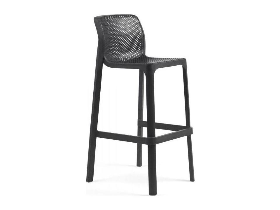 Net Outdoor Bar Stool Stackable Resin