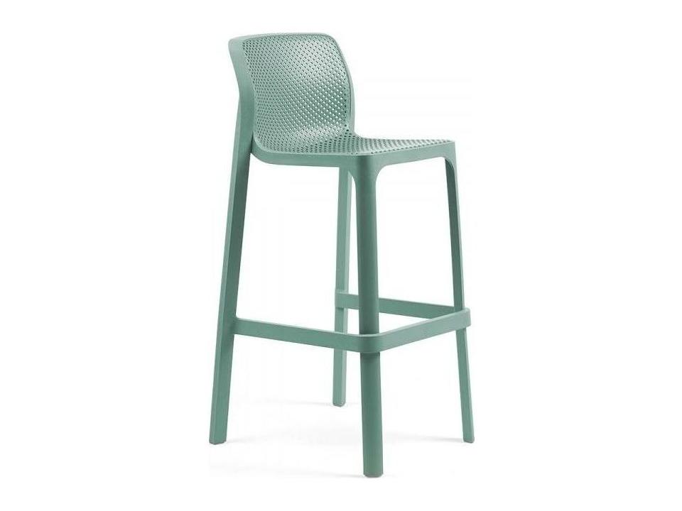 NET Resin Salice Patio Bar Stool