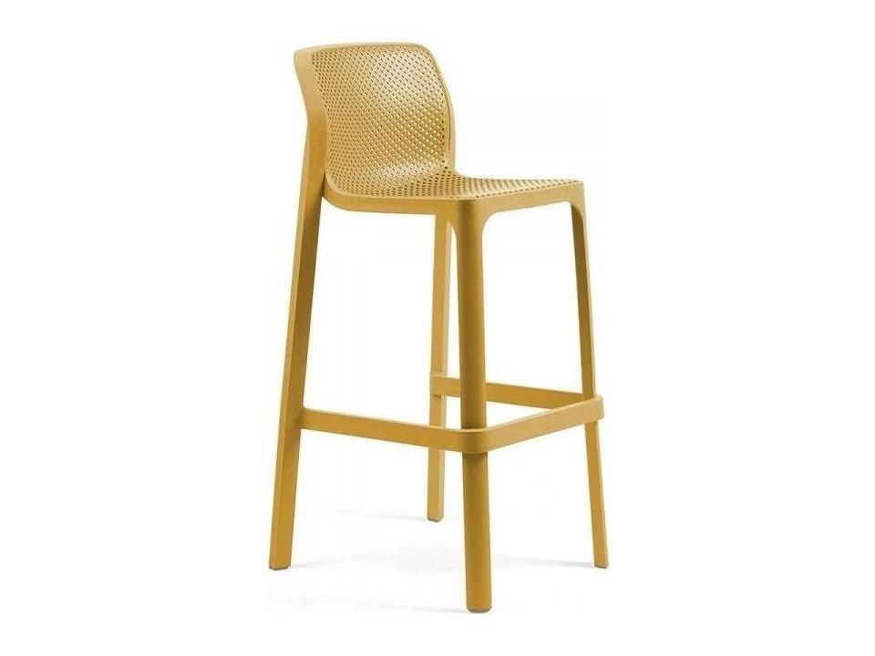 Net Outdoor Bar Stool Modern Stackable Seating