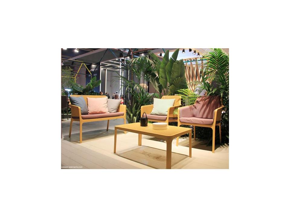 NET Relax Resin Senape Outdoor Patio Lounge Set