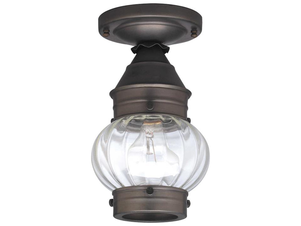 Onion 1-Light Outdoor Ceiling Light