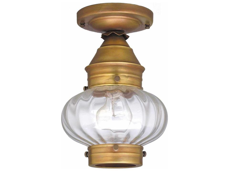 Onion 1-Light Outdoor Ceiling Light