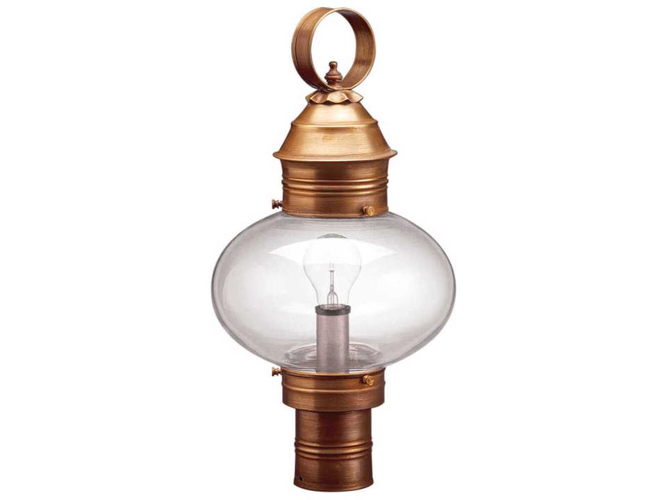 Cageless Onion 1-Light Outdoor Post Light
