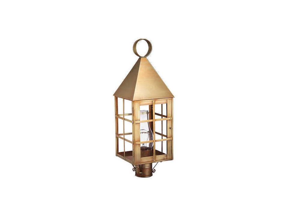 York Outdoor Post Light Handcrafted Solid Brass and Copper