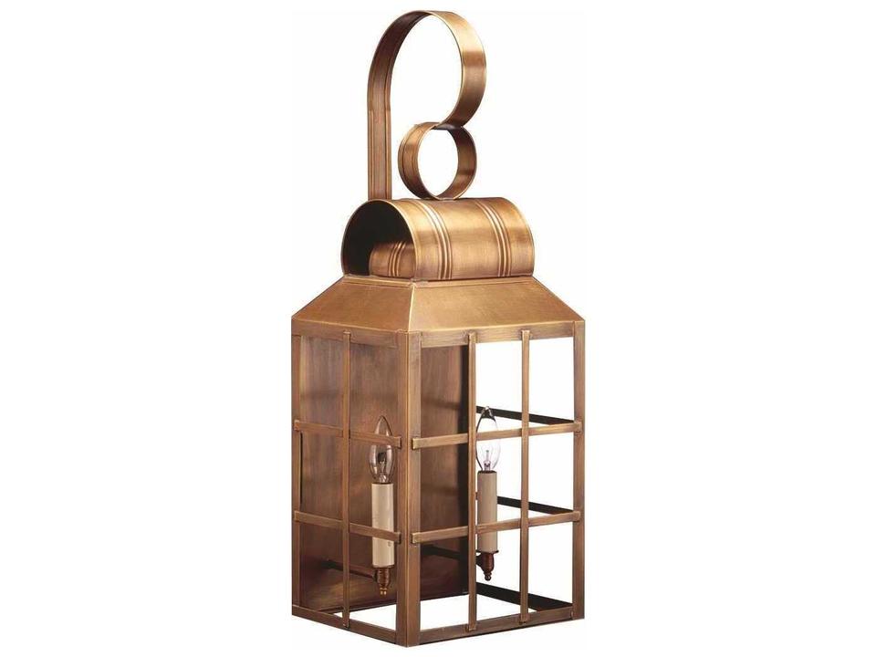 Lynn Culvert Top H Bars Outdoor Wall Light