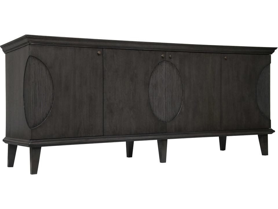 Dumont 75-Inch Mahogany Wood Sideboard in Pale Finish