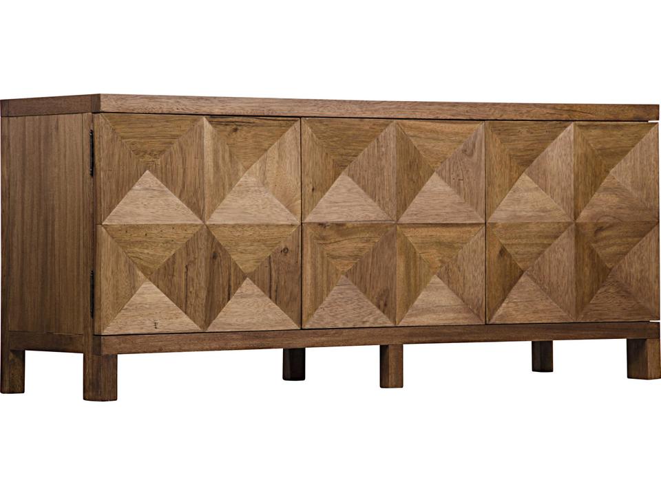 Quadrant 3-Door Sideboard in Dark Walnut