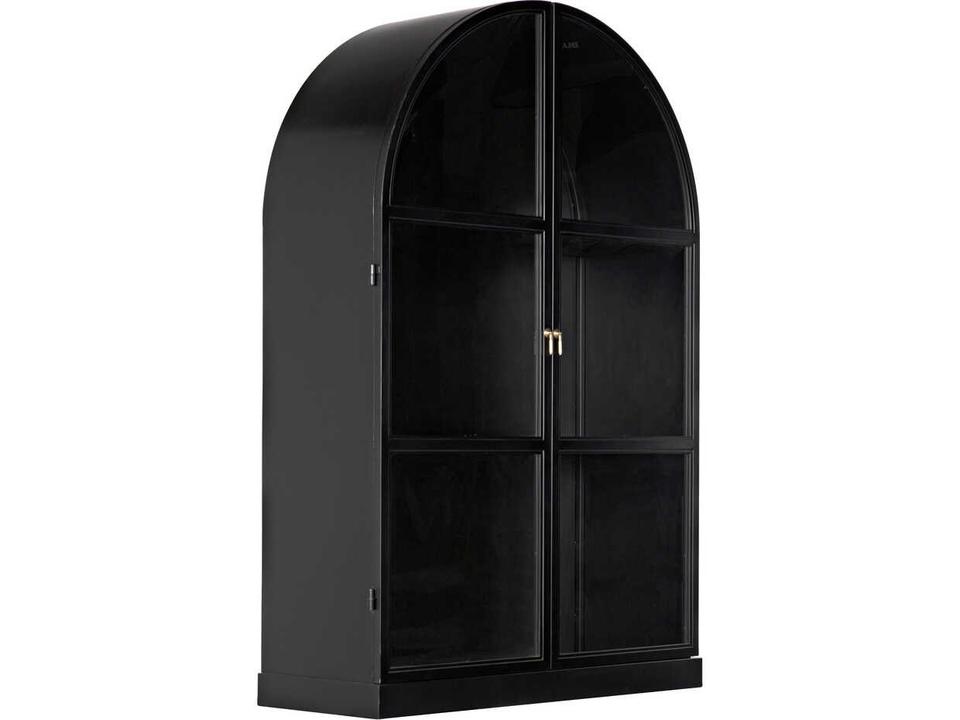Matte Black Display Cabinet