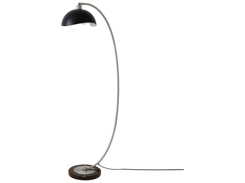 Luna Bella Chairside Arc Floor Lamp Antique Nickel
